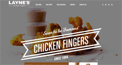 Desktop Screenshot of layneschickenfingers.com